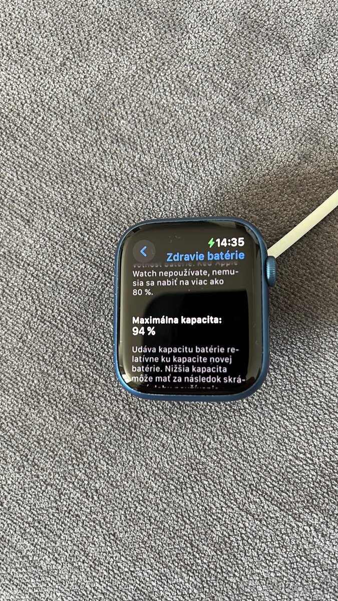 Apple Watch Series 7 45mm blue aluminum