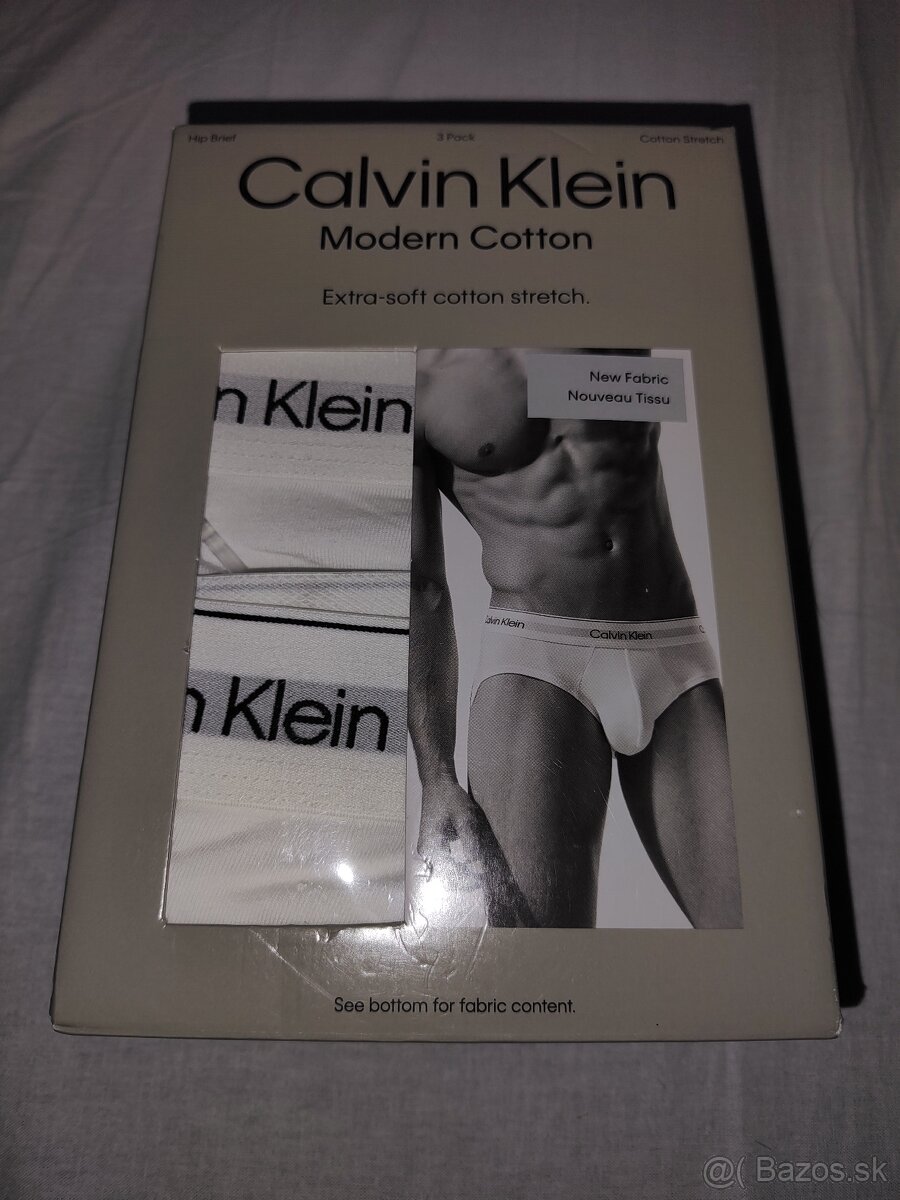 Calvin Klein - Slipy Calvin Klein 3P HIP BRIEF jedno Balenie