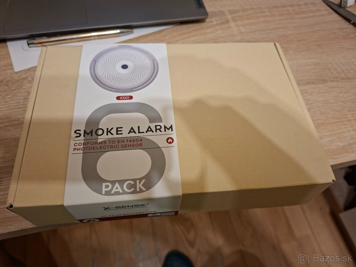 X-Sense XS01 samostatný mini detektor dymu, biely, 6ks