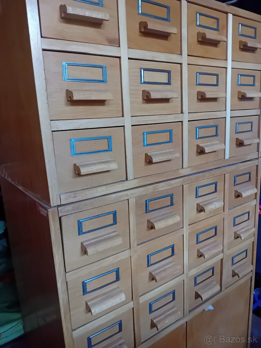 Registračka, vintage ,šuflíkový regál