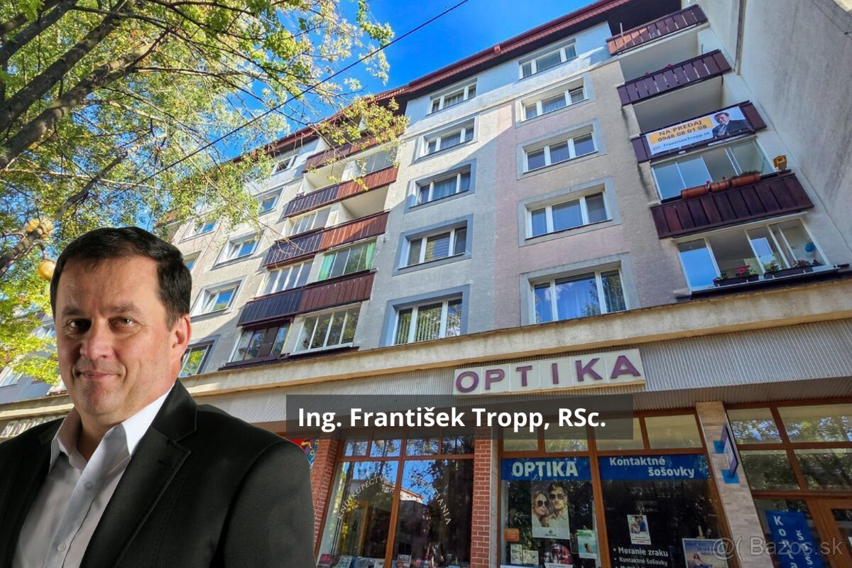 Na predaj 3-izbový byt s lodžiou v centre mesta Poprad