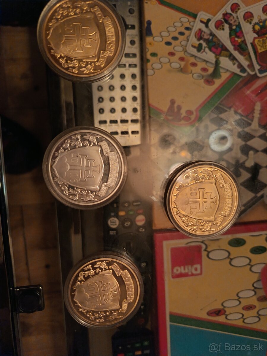 Slovenské mince 4ks
