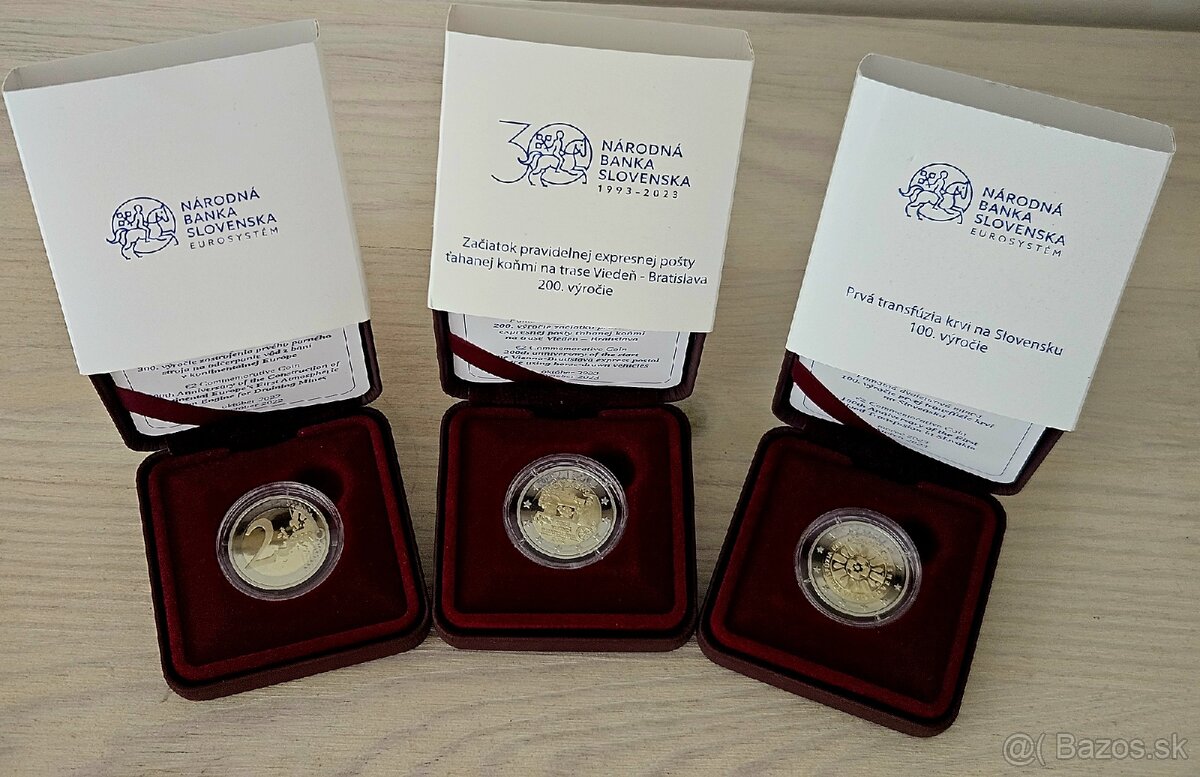 2€ euro pamätné mince / eurominca Slovensko - proof.