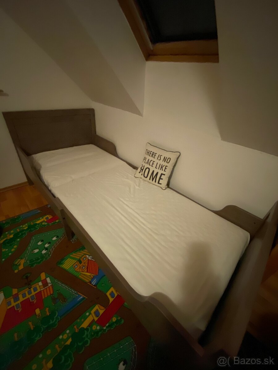 Postel detská  -  nastaviteľna dľžka