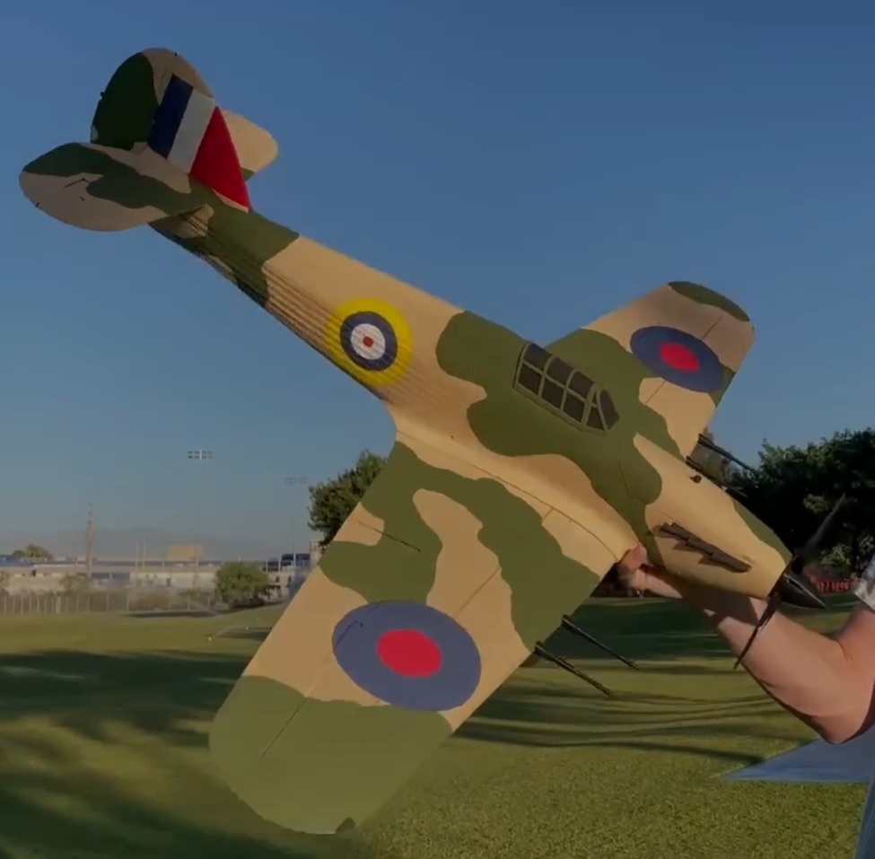 Hawker Hurricane MkII, RC Lietadlo