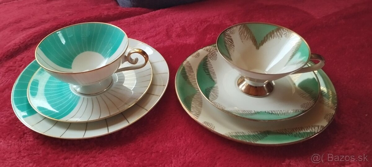 predam starožitne zberatelske trojsety ks 10e