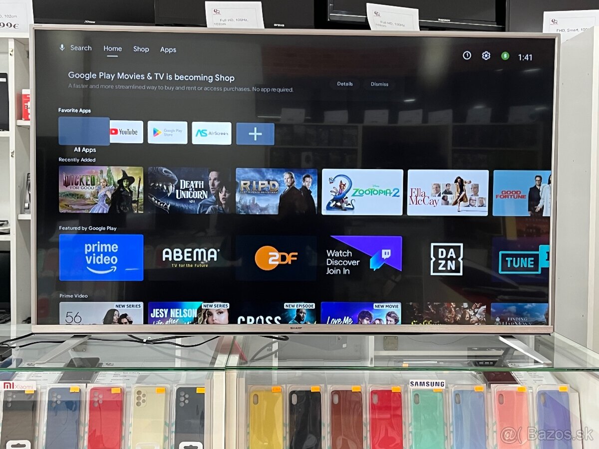 Sharp LC-55CUF8462ES UHD Smart Wifi 139cm