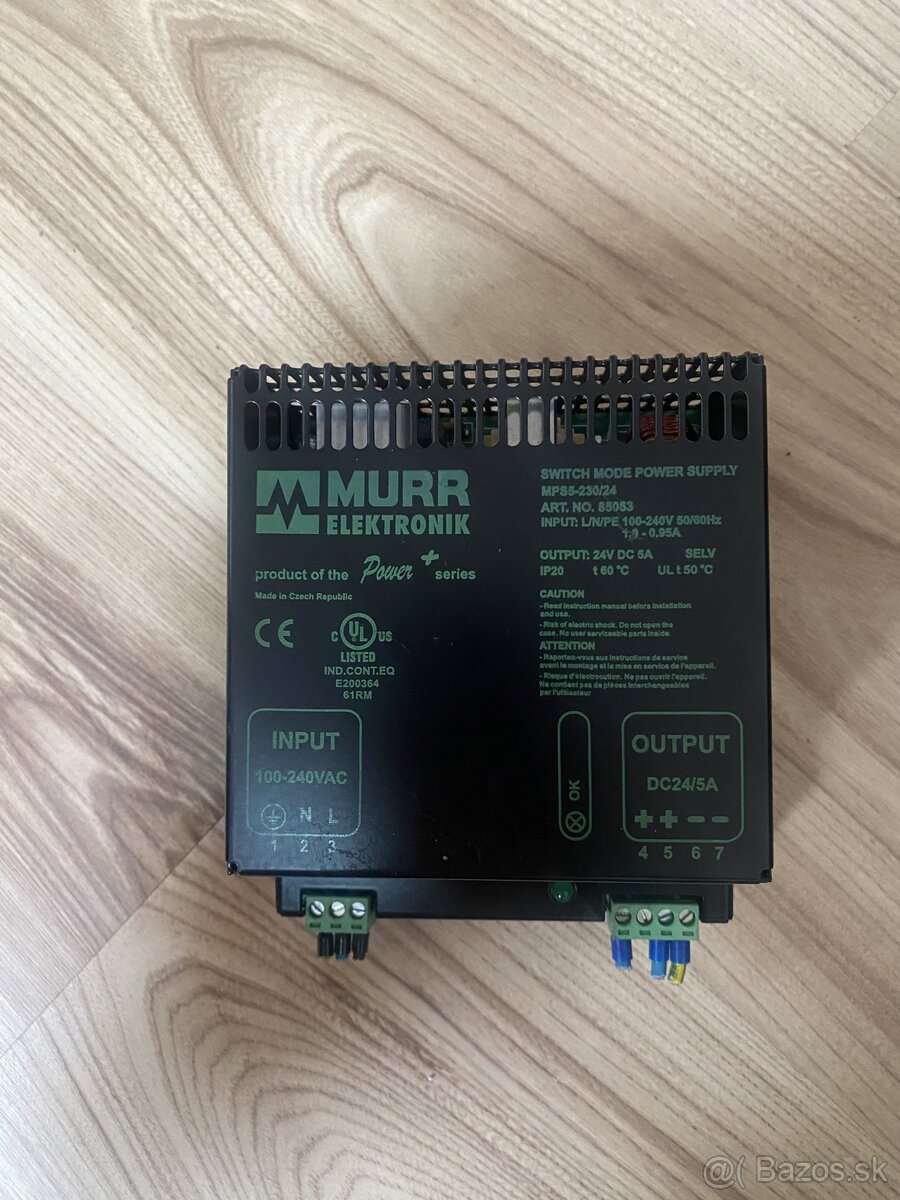 Murr eletronik zdroj 24V