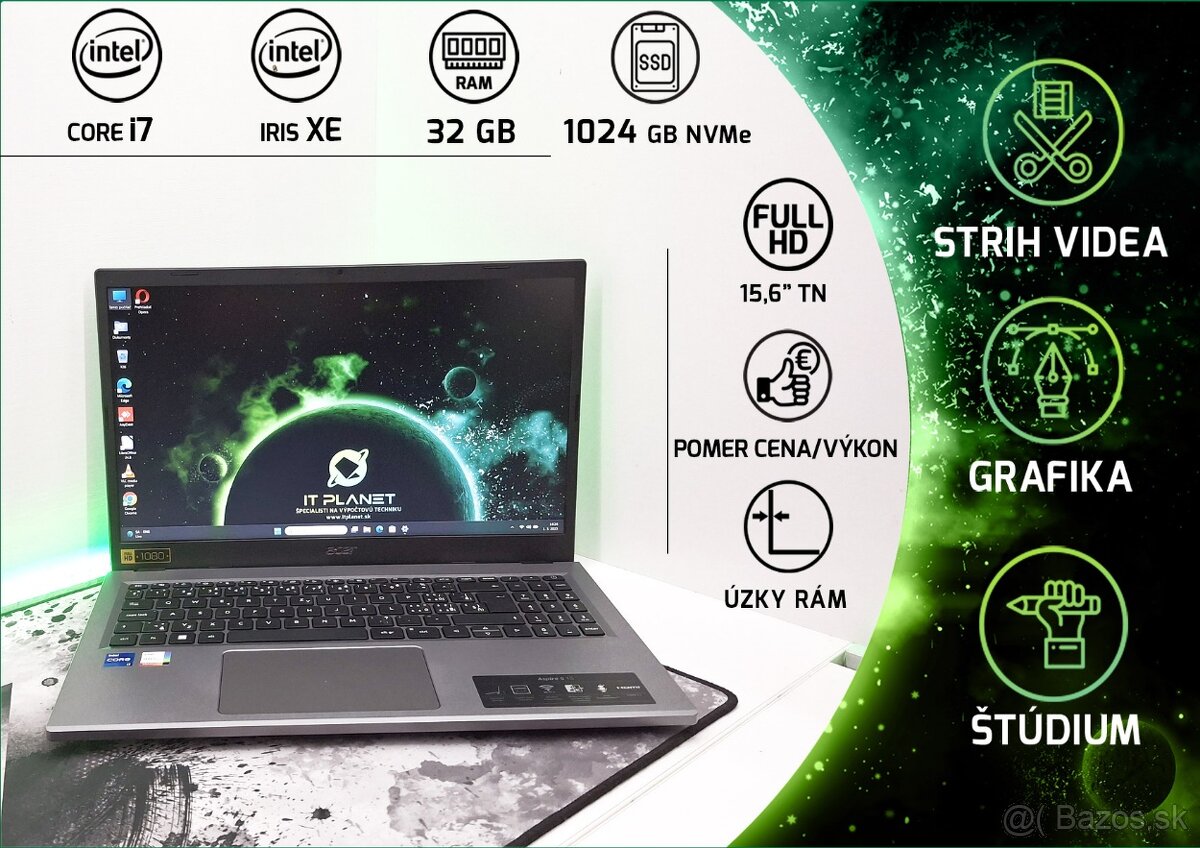 💻 Acer Aspire 15.6" | i7-13. gen | 32GB | 1TB SSD