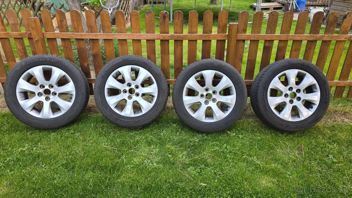 Predám letné pneu. 225/55r17