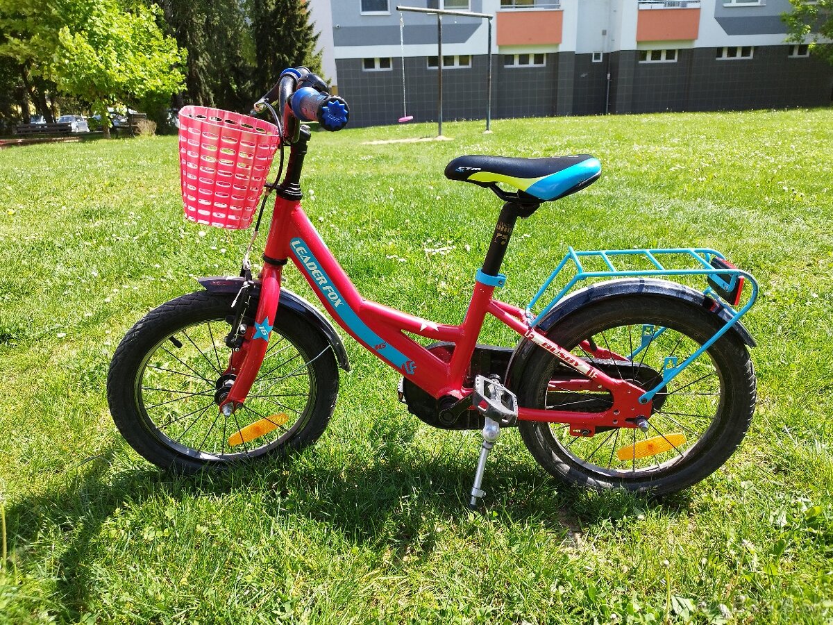 Detský bicykel 16" červený