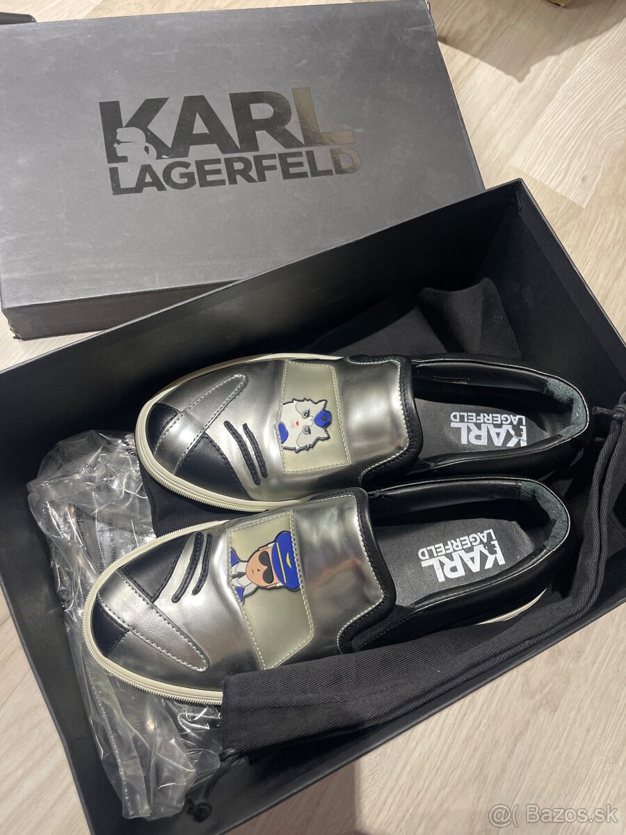Karl Lagerfeld topanky slip on vel 36