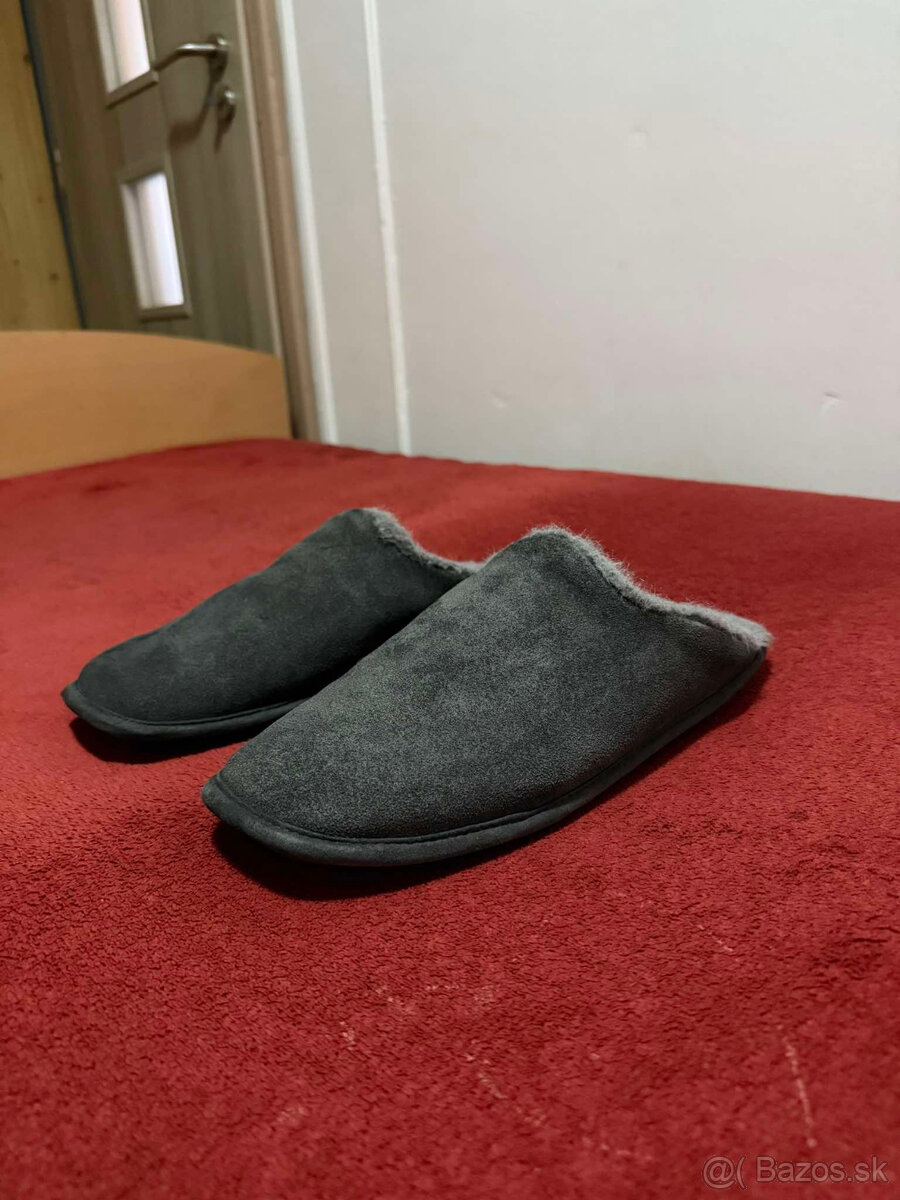 Zara Home kvalitné kožené papuče