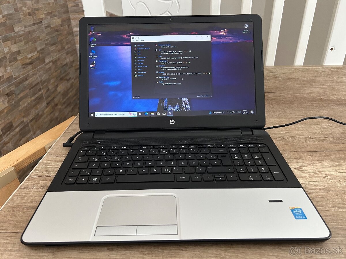 Hp 350 G2-15,6"HD/Intel i3/8gb ram/128gb SSD/Intel HD