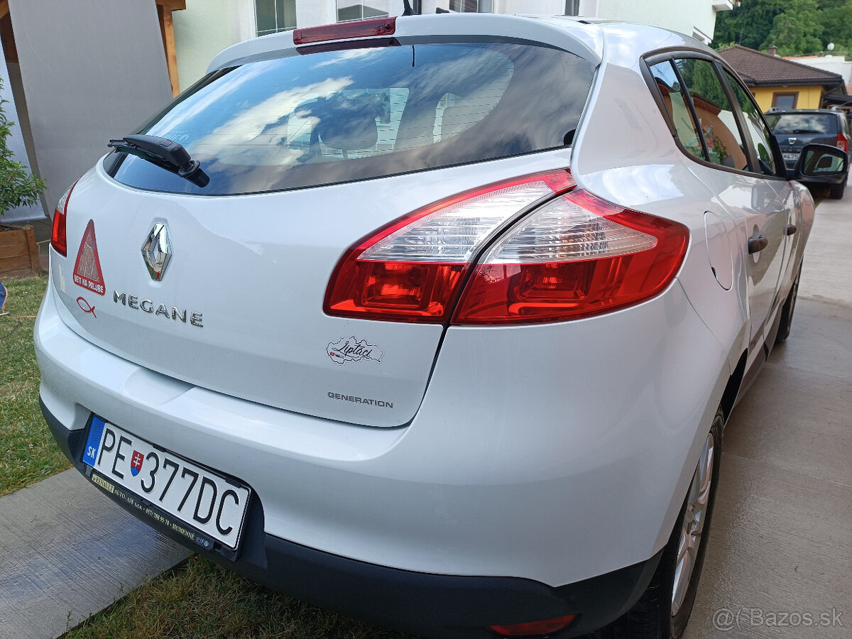 Renault Megane 1.6 benzín, Genetation 2012