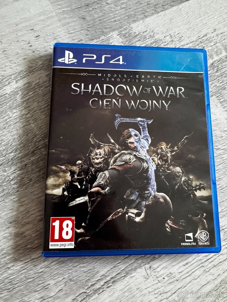 Shadow of War PS 4