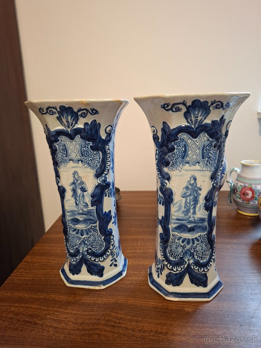 Starožitné vázy Delft