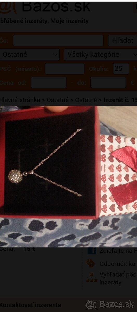 Swarovski nahrdelník