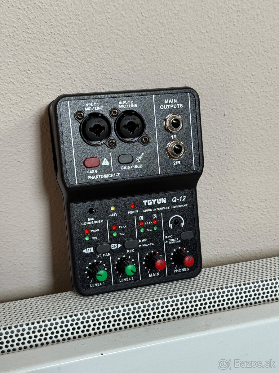 Mini USB mixážny pult Teyun