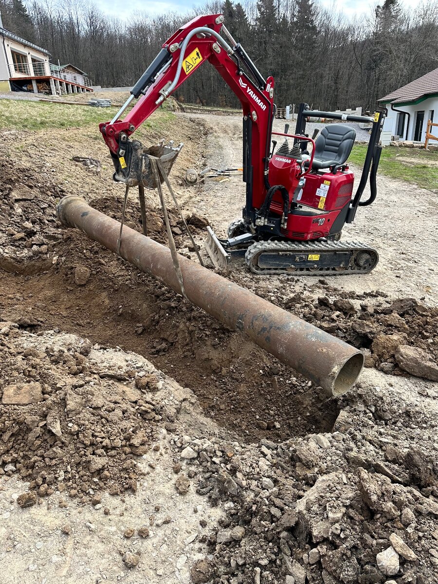 Pásové minirypadlo yanmar vio10