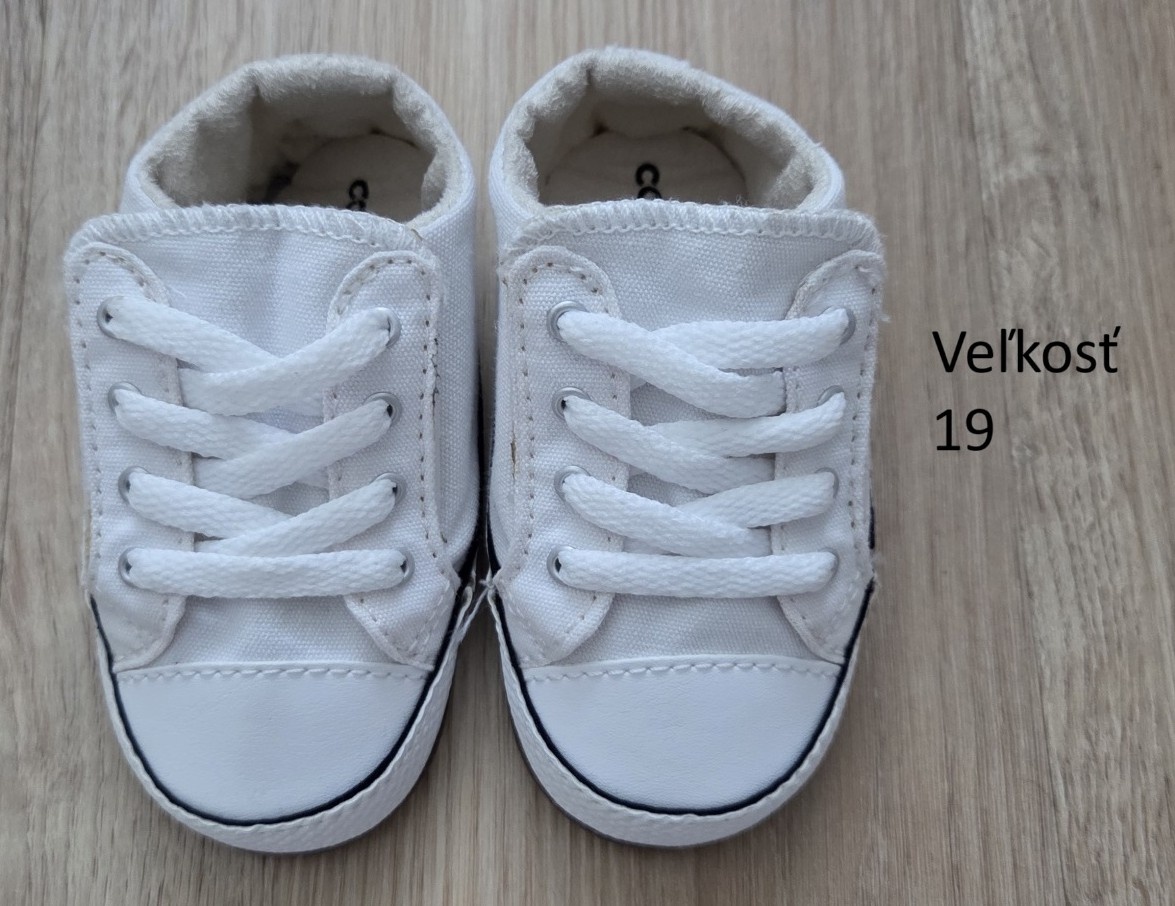 Detské topánky 0-2r, viac druhov a veľkostí.