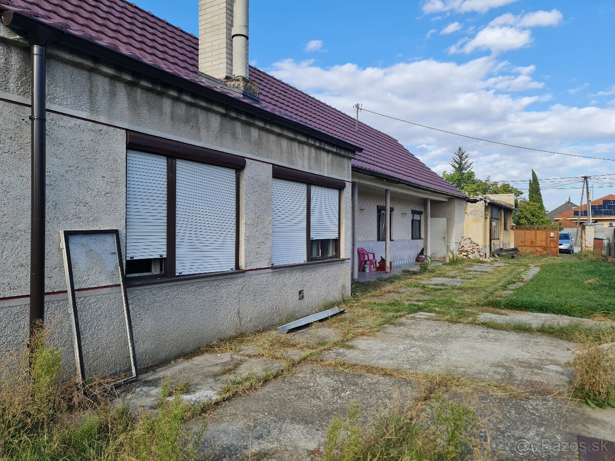 Na predaj 3-izbový dom v obci Váhovce