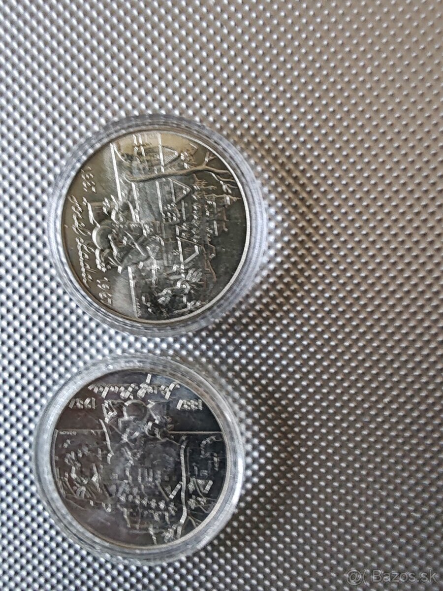 Strieborné mince čssr
