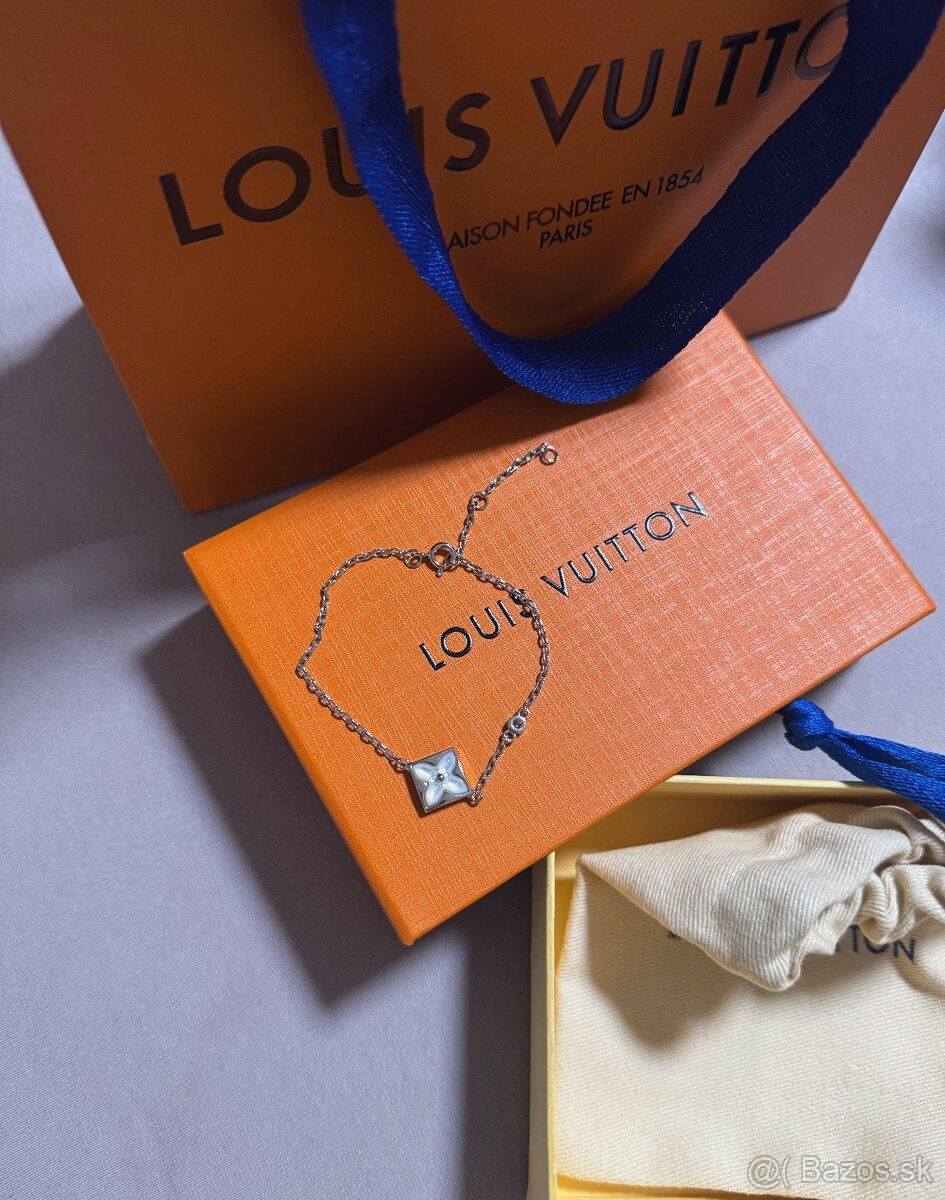 Louis Vuitton silver star blossom bracelet