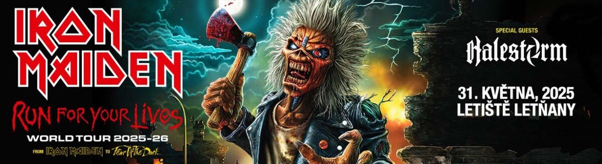 Iron maiden praha 2x vstupenka