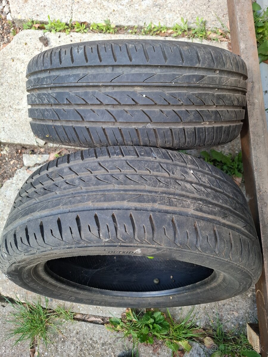 2x letné pneu 195/50 r15 Vzor 7mm Rok 2016 Cena za pár 40