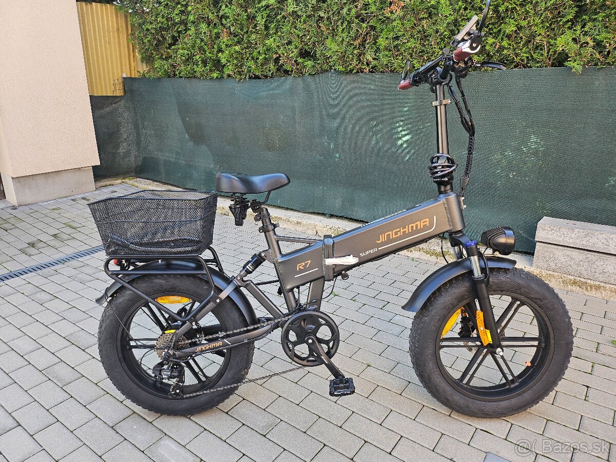 Predám výkonný fat ebike Jinghma R7 800W.