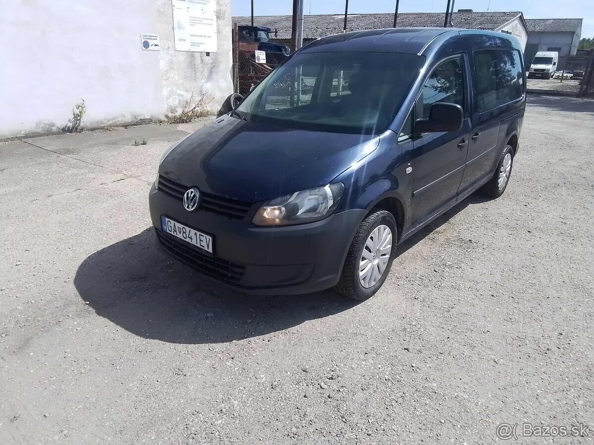 Predám VW Caddy Maxi 1.6TDi, 75kw, manuál 5 stup
