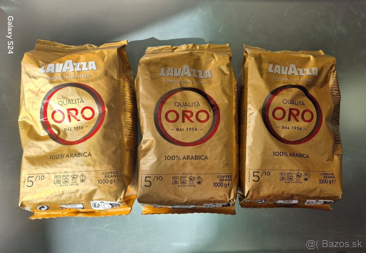 Zrnková káva Lavazza Qualita ORO 100% Arabica