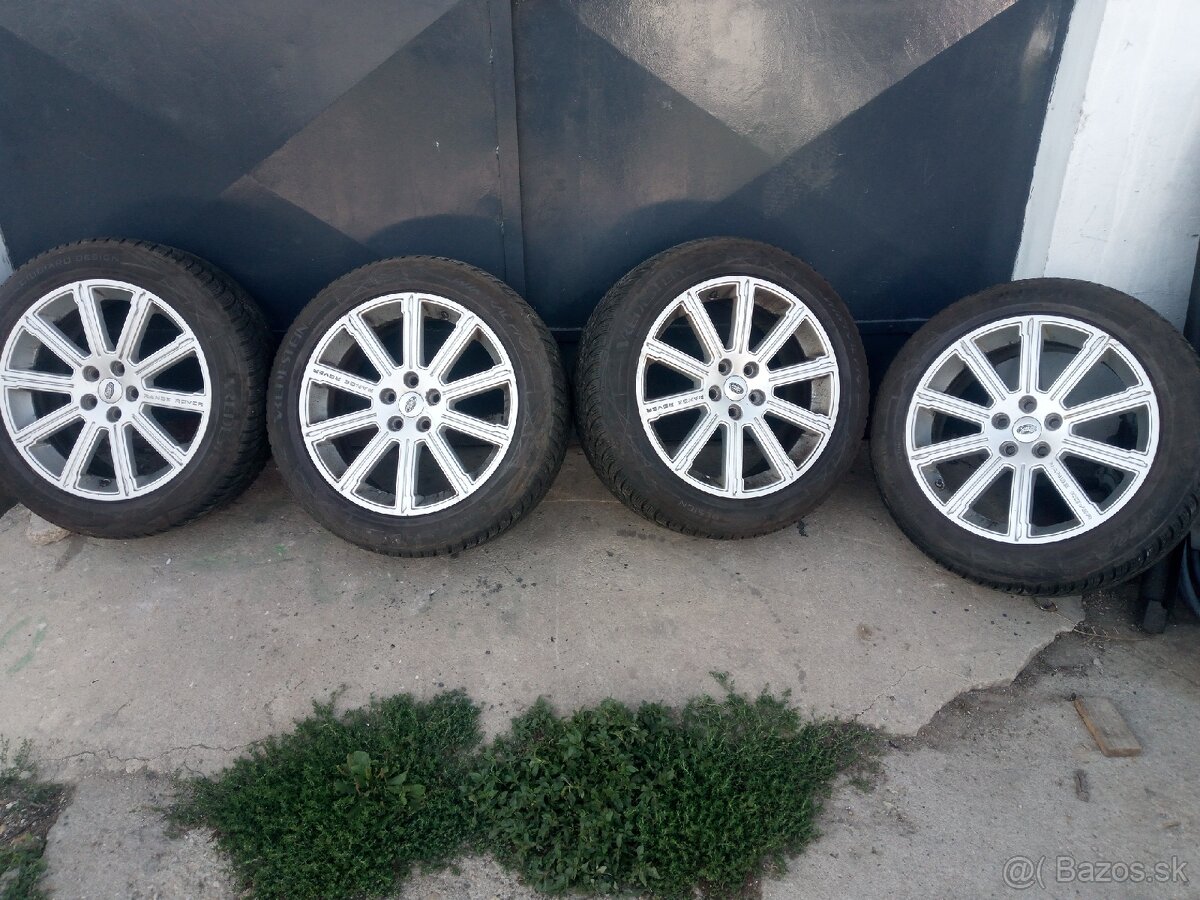 Hliníkové disky Land Rover zimné pneu 255/50R20
