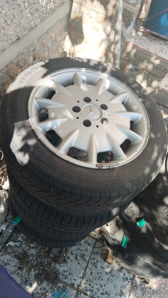 Predám al.disky R 15 na Mercedes W210, W211