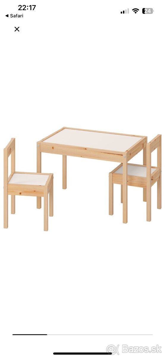 IKEA detsky stolik LATT