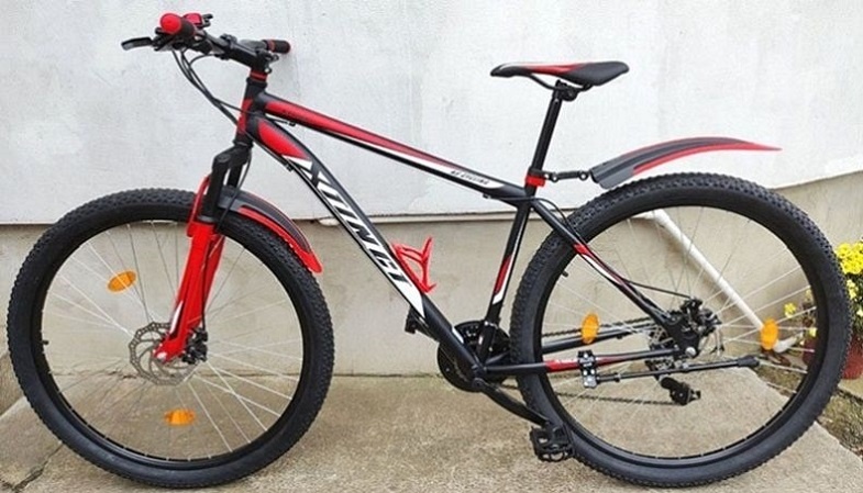 Horský odprúžený bicykel 29 kolesá 18 rám