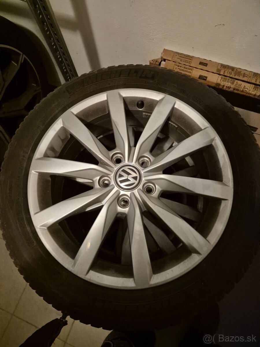 Predám elektrony VW Dijon r17 et 48/6J plus zimné pneu