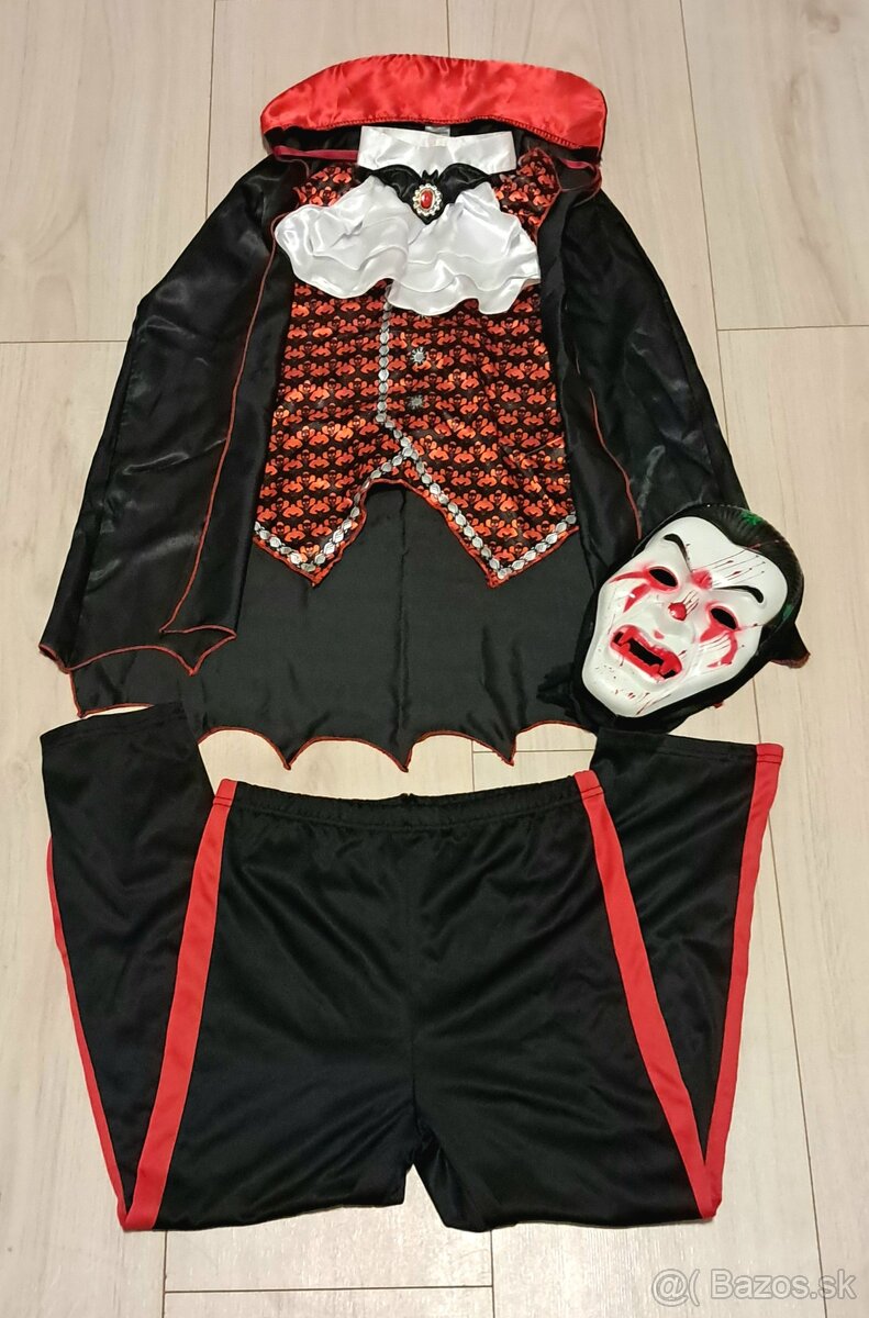 Karnevalová maska drakula upír