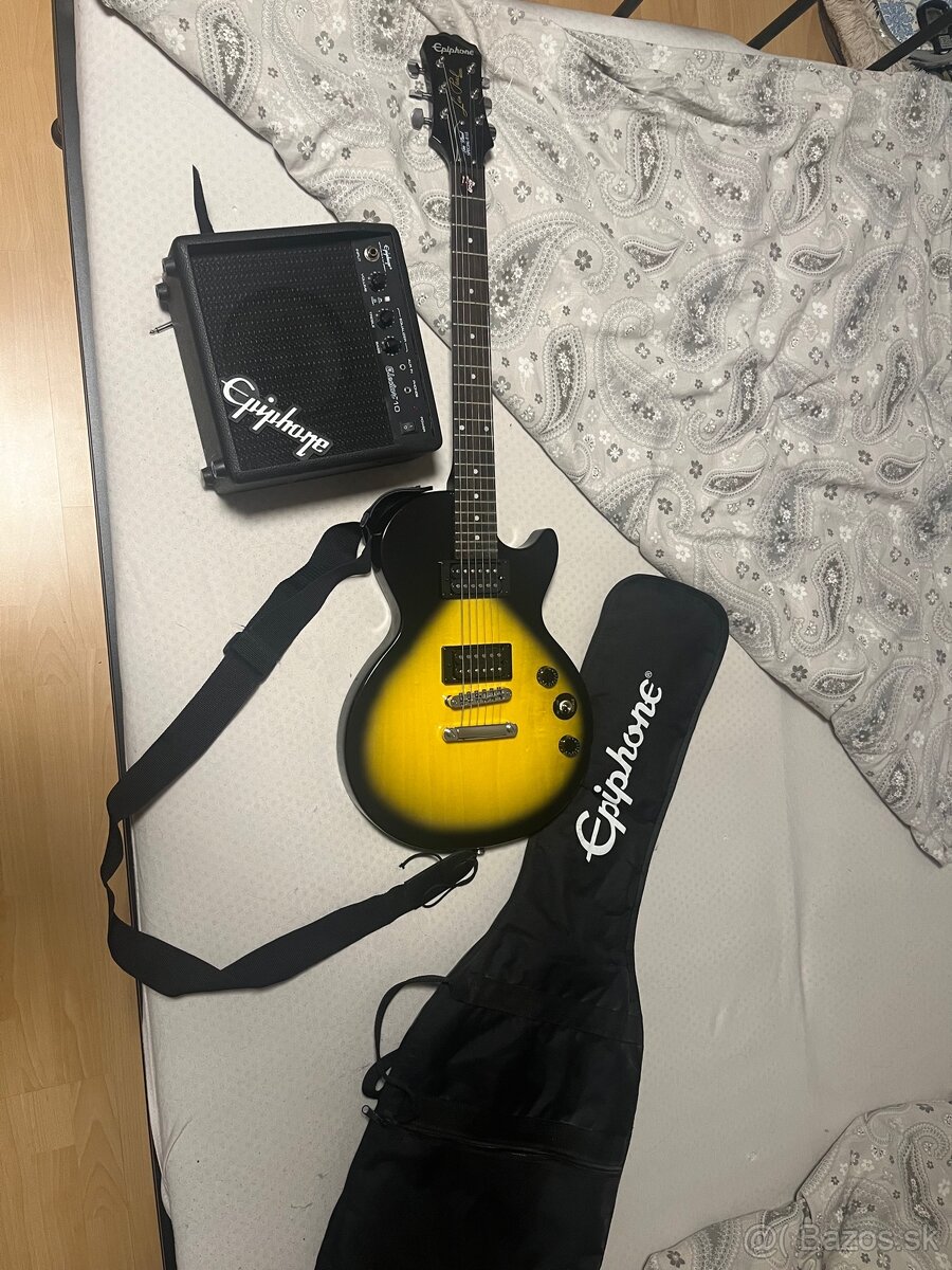 Predám elektrickú gitaru + kombo