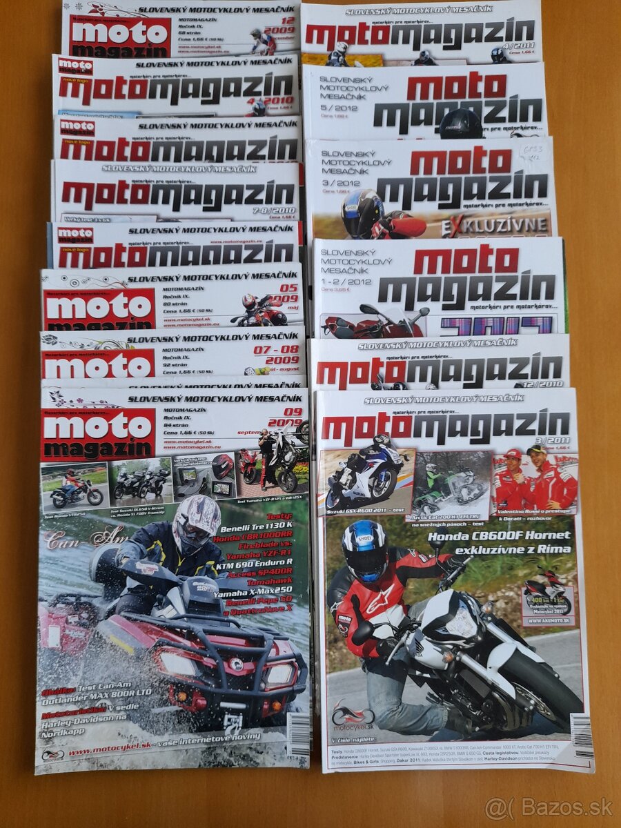 Predám moto časopisy