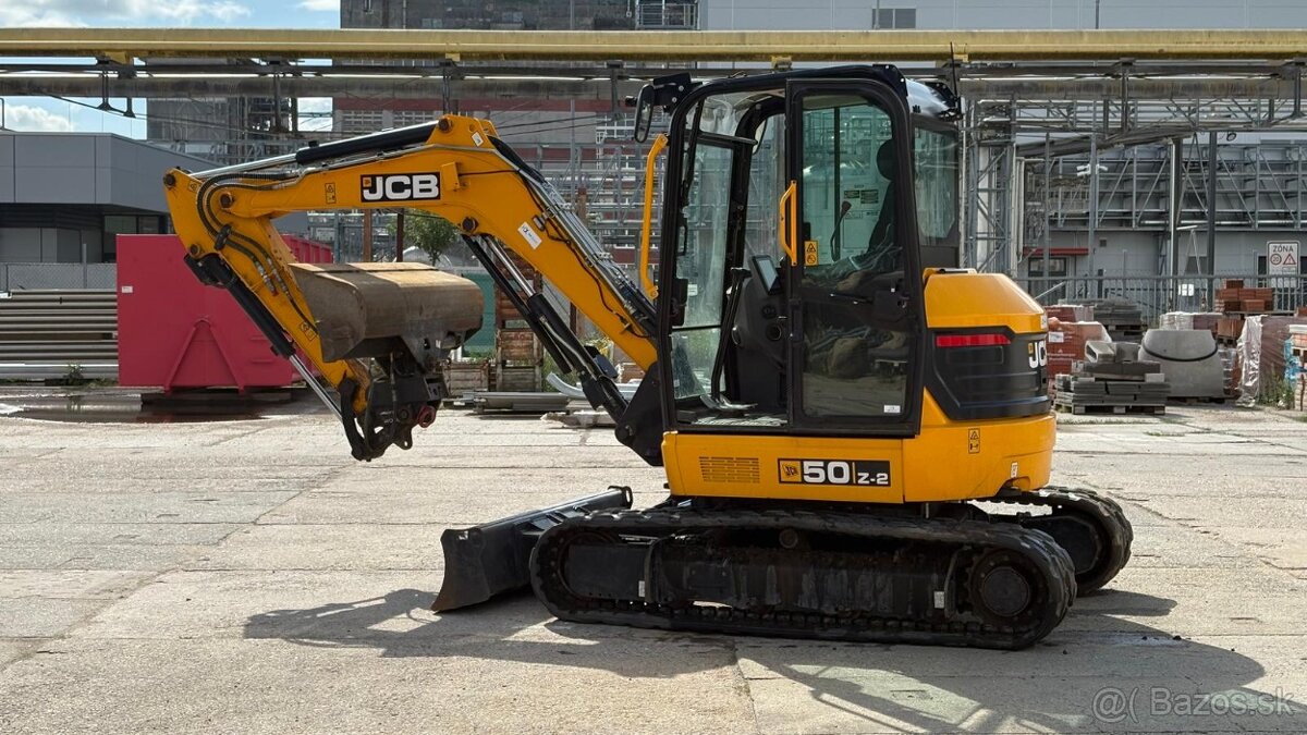 Rýpadlo JCB 50 Z- 5 tun -rok 2022 pouze 1139 mth TOP STAV