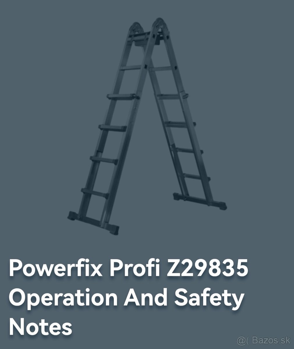 Multifunkcny klbovy rebrik 3v1