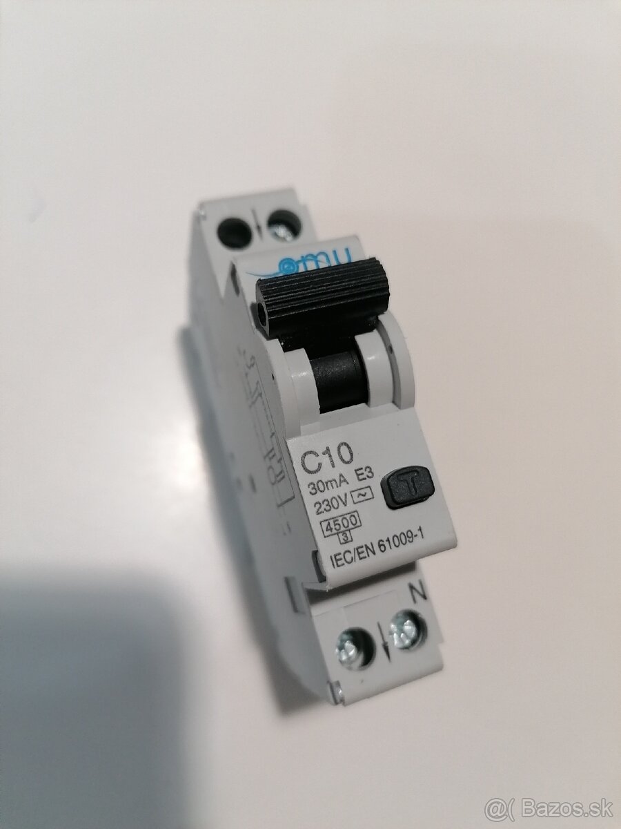 Prúdový chránič C10 - 4ks