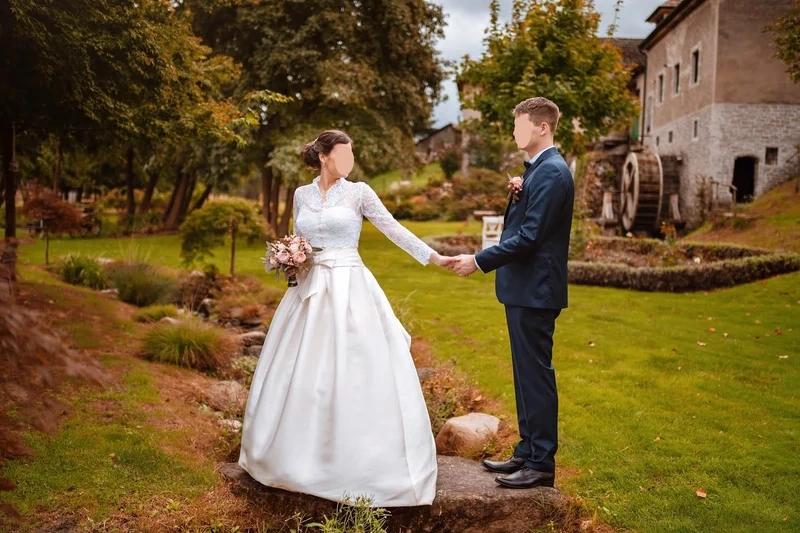 Luxusne svadobne saty Rosa Clará