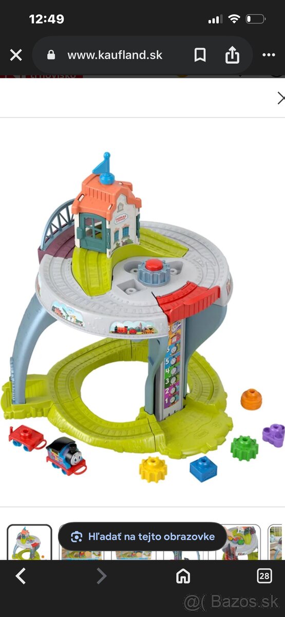 hraci stol vláčik Tomaš