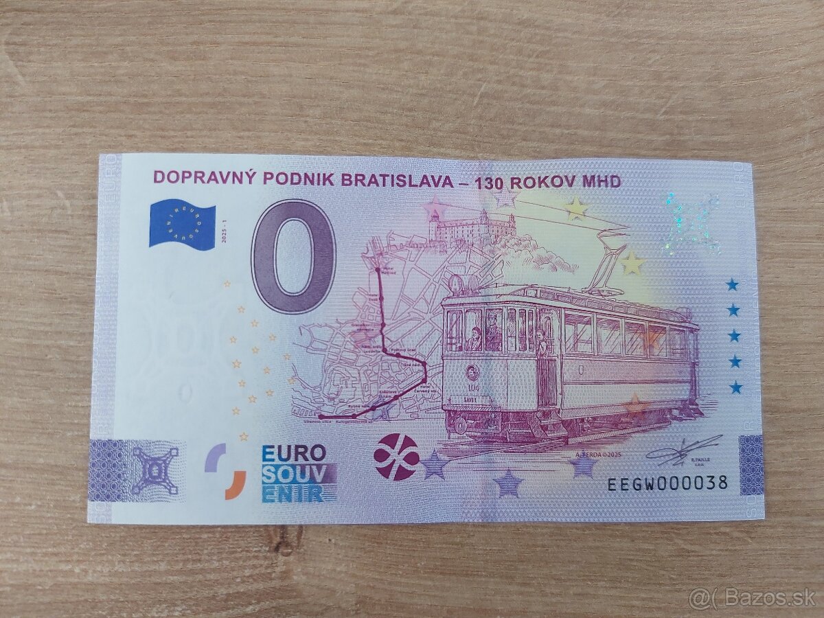 0 euro bankovky DPB