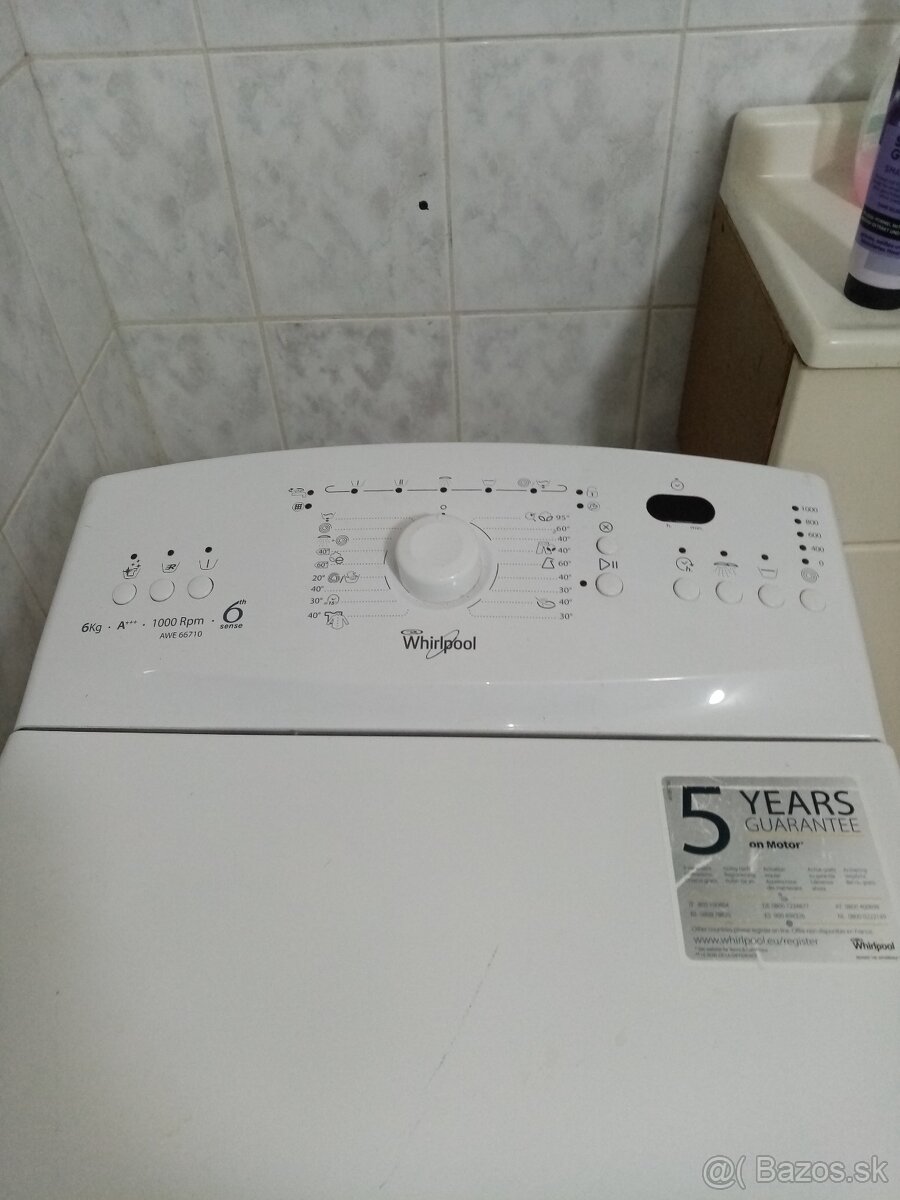automatická práčka Whirlpool