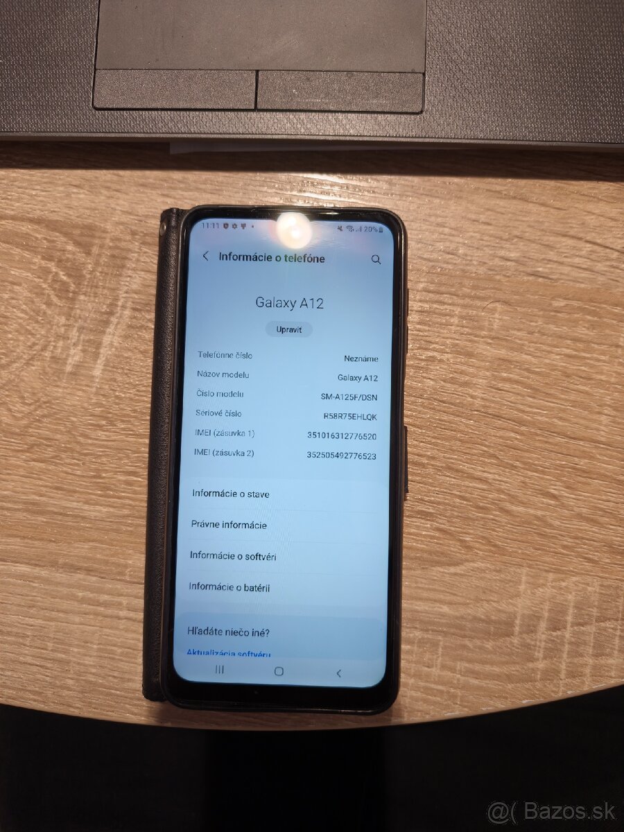 Samsung A12+ obal+ pam.karta