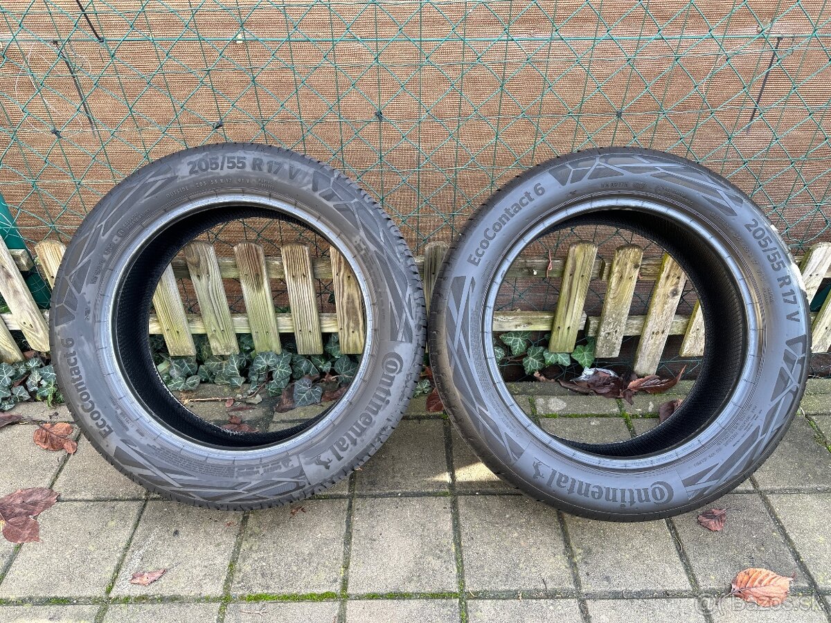 205/55 R17 91V letné CONTINENTAL